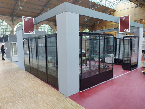 Vitrine haute avec éclairage et rangement - SV100R