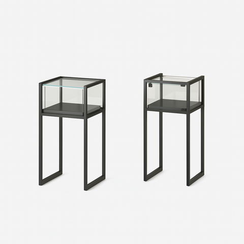 Vitrine table sur pieds Bronze Line L 45 cm - STM45T