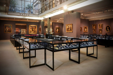 Display cabinet table with drawer - TAVT100