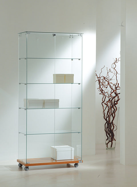 Vitrine haute sur roulettes - LL8/18