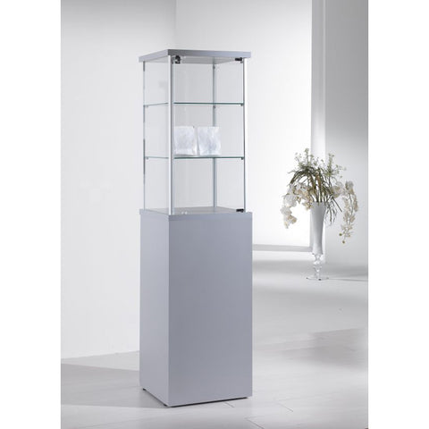 Vitrine cloche 2 étagères - AD7/PL