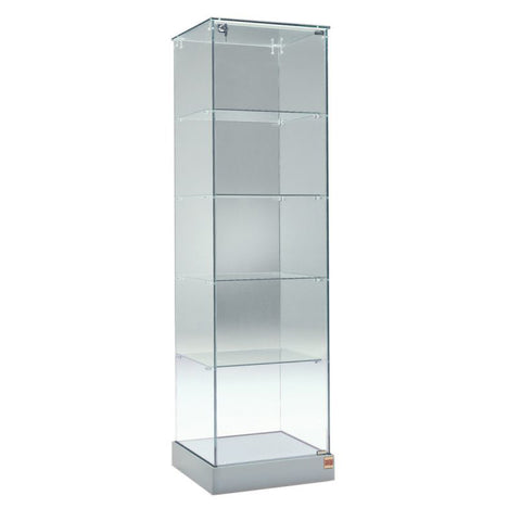 4-shelf column display case - AN180ES