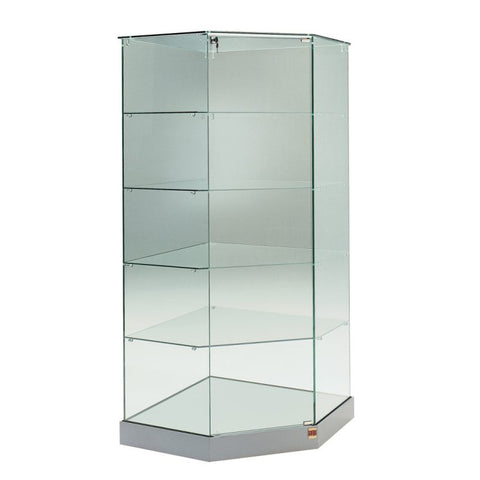 Corner display cabinet 4 shelves - AN182AG