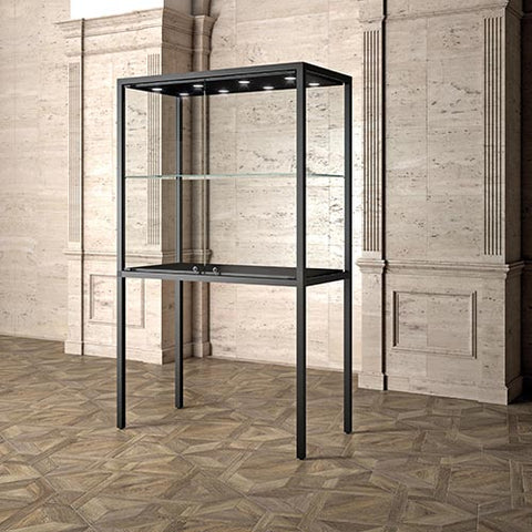Display case on legs - MUS120P