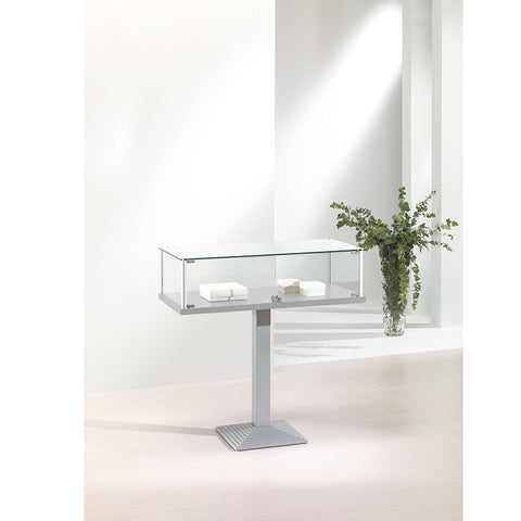 Vitrine table sur piétement - AD1/PF