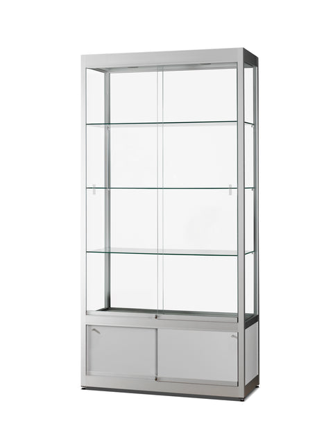 Vitrine haute avec éclairage et rangement - SV100R