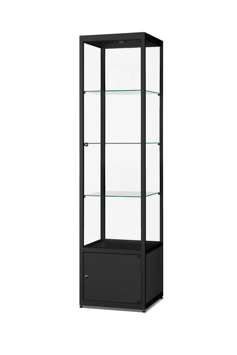 Säulenvitrine mit Stauraum und Beleuchtung – SV50R