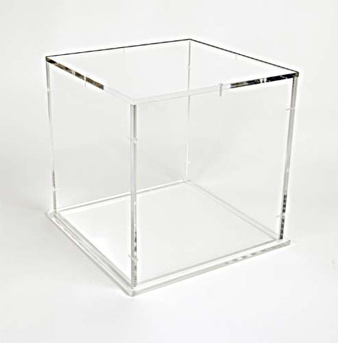 Vitrine cloche en plexiglas avec socle