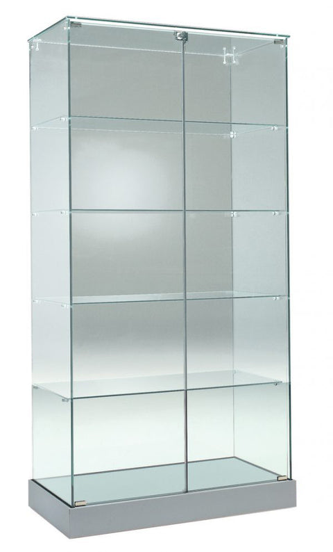 Vitrine haute sur roulettes - L130