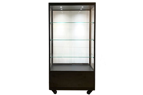 Vitrine Haute V1 Avec Rangement