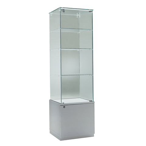 Vitrine colonne avec rangement - AN170DS