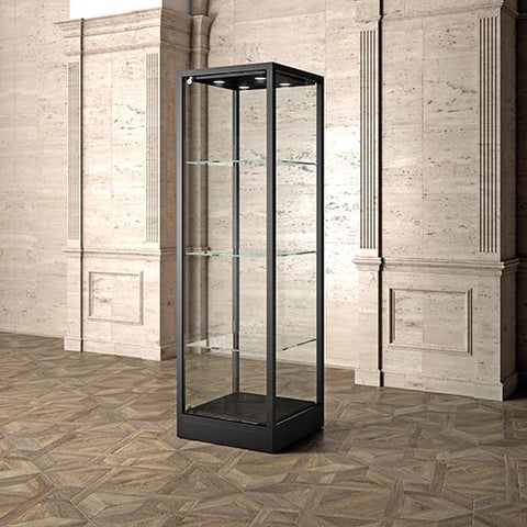 Vitrine colonne avec éclairage - MUS60